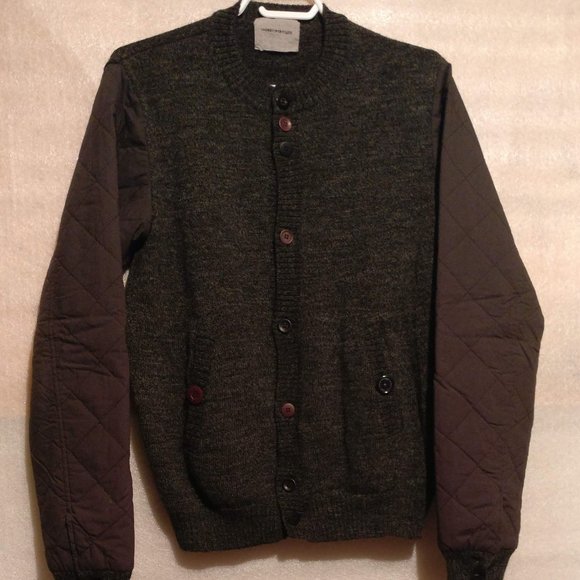 UNDERCOVER JAPAN Aviator bomber quilted puffer Wool Jacket Color Coal Men medium - Picture 3 of 9